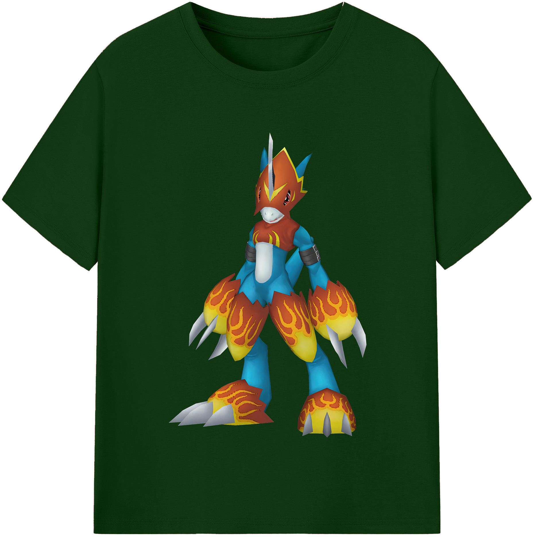 （画像用） Digimon デジタルモンスター/デジモン 綿100％半袖Tシャツ（フロントプリント）